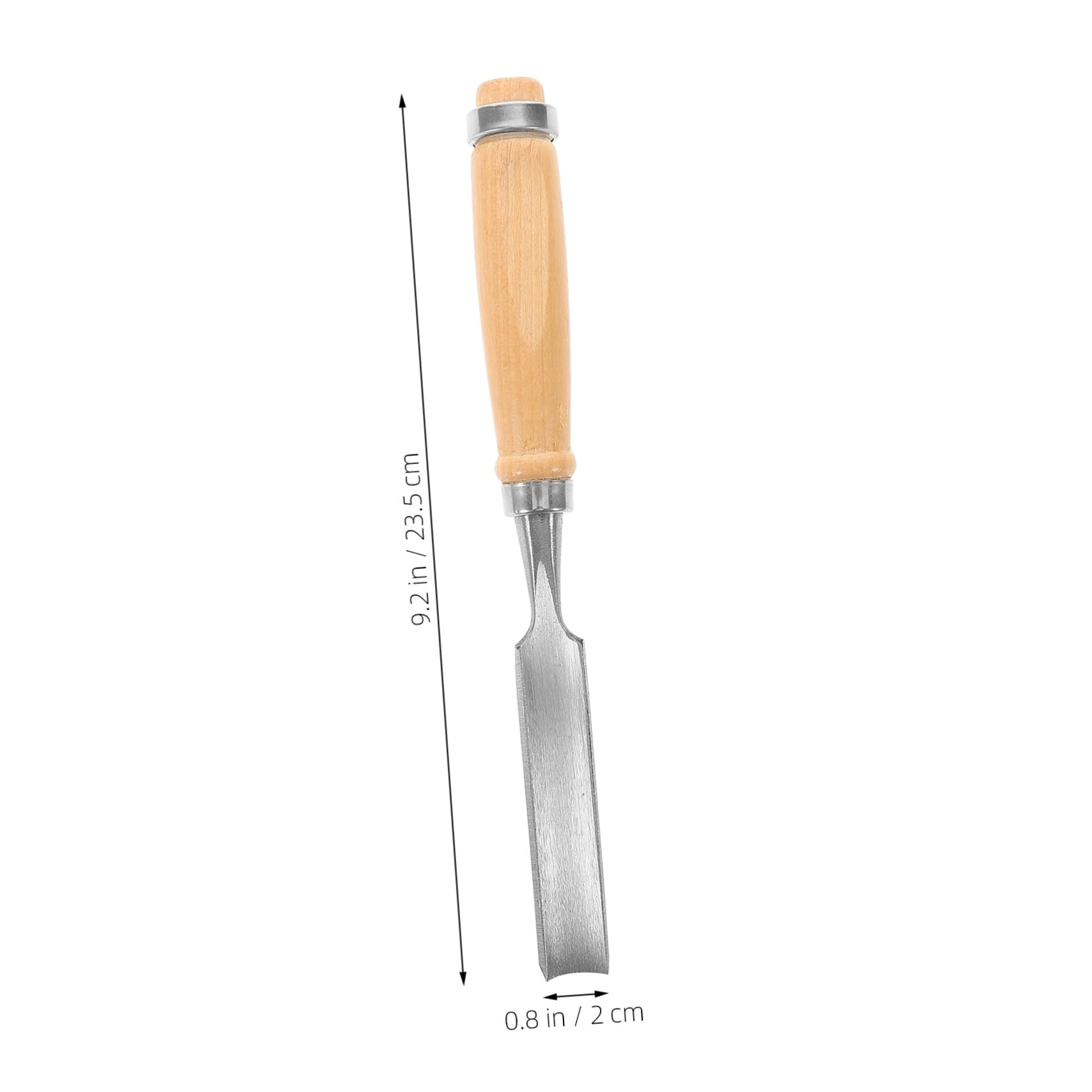 Mipcase 1pc Semi-circle Chisel Carving Tool Woodworking Chisel Set Curved Hand for Wood Carving Polished Finish Suitable for Softwood and Hardwood
