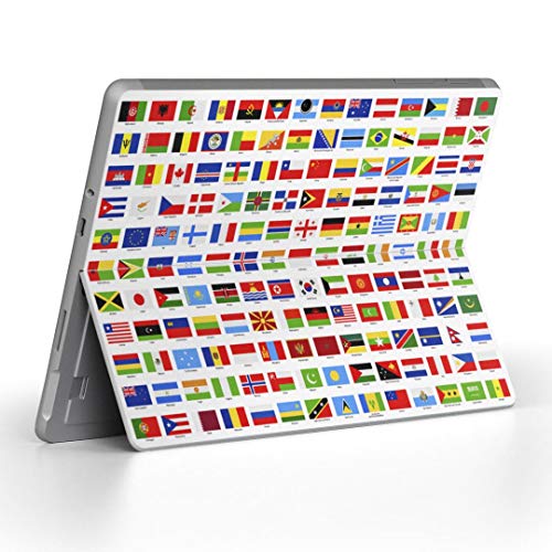 Surface Go 3 / Surface Go 2 Surface Go 全世代対応 専用スキンシール サーフェス go igsticker シール スキン 保護 フィルム ステッカー アクセサリー 012911 国旗 世界 英字