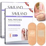 SAVILAND 64 Stück Nagel Schnell Intensiv Pflaster: Nail Care Patches Wirkende,Nagel Patches für 8-stündige Nacht,Nagel Care
