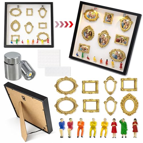 DIY Mini Shadow Box Frame Kit Black- Upgrade Mini Museum