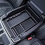 PIMCAR Compatible with Ford 2015-2020 F150, 2017-2022 F250 F350 F450, 2018-2022 Expedition Center Console Organizer Insert Tray Pallet Storage Accessories (Work Great with The Factory Tray) - Black