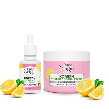 Pure Origin Korean Vitamin C Brightening Face Serum (10ml) & Serum ...