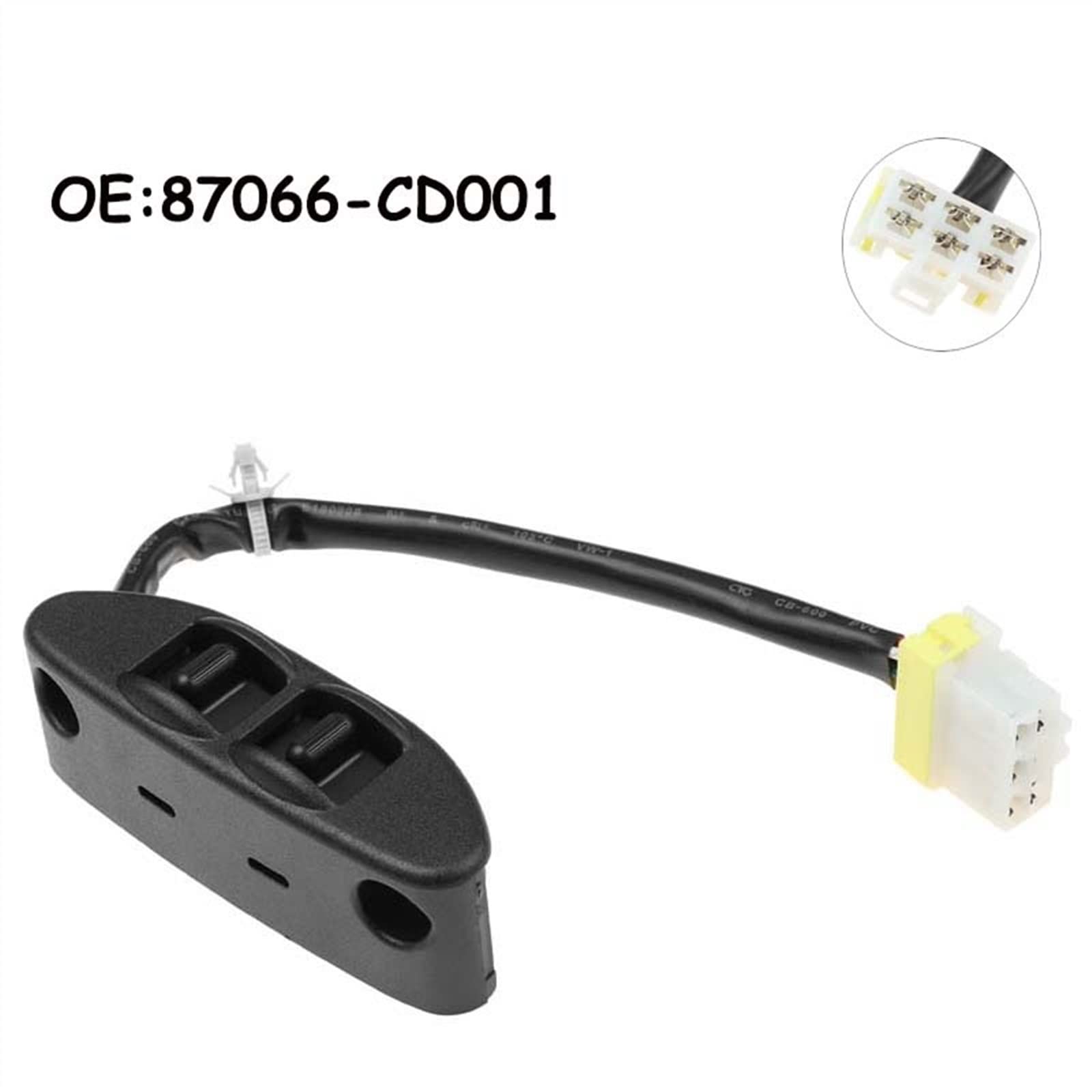 Przełącznik elektrycznego siedzenia lewego kierowcy 87066CD001 87066 CD001 akcesoria samochodowe 1 szt