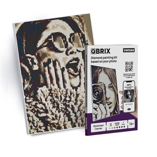 QBRIX Framed Diamond Art 8x12 inches Vintage. - Image 2