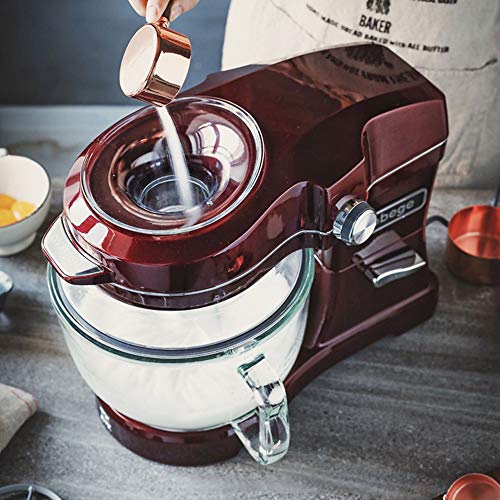 CYzpf Küchenmaschine Rührgerät 6L Rührschüssel 1300W Lebensmittel Teigmaschine Automatisch Home Kleine Küche… – Bild 3