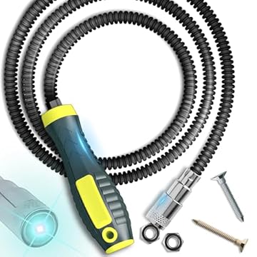 Retoo Sollevatore magnetico flessibile in acciaio inox, diametro 13, 570 mm, con forza adesiva fino a 1,5 kg, collo di cigno flessibile, magnete di ricerca durevole, strumento magnetico