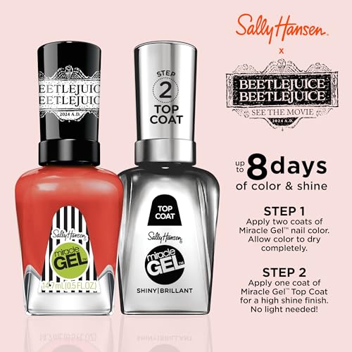 Esmalte de uñas gel Beetlejuice color cereza miniatura 5