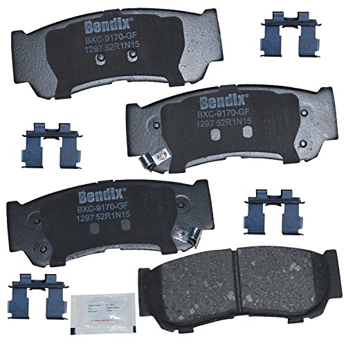 Image of Bendix Priority1 CFC1297 Ceramic Rear Brake Pads for Hyundai Santa Fe 2009-2007