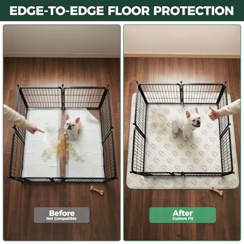 Image of FXW Rollick Dog Playpen with Washable Pee Pad, 24 inchH, 8 Panels