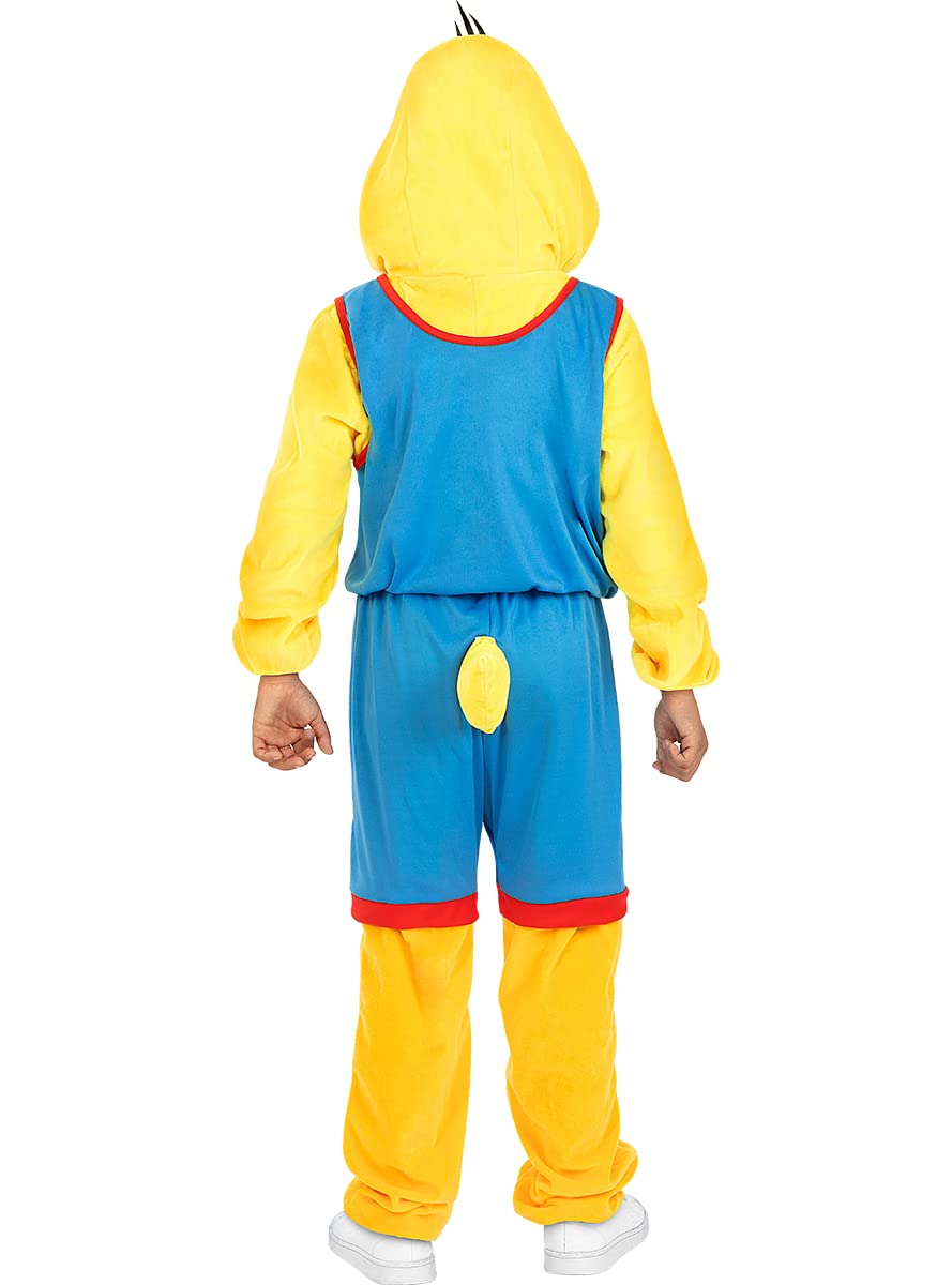 Funidelia | Costume Titti Space Jam - Looney Tunes per bambino Cartoni Animati - Costume per Bambini e accessori per Feste, Carnevale e Halloween - Giallo