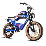 Powerful 2000W Motor (Peak) – Conquer any terrain with a high-performance motor that delivers rapid acceleration and a top speed of 38+ MPH. Enjoy 1 to 5-speed modes, offering precise control for city streets or off-road adventures. Whether cruising ...