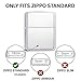 in Select Lighter Case Compatible Zippo Standard Size - Anti-Slip Transparent Cover with Micro Dots, Shockproof Scratchproof Protective (Lighter not Included)