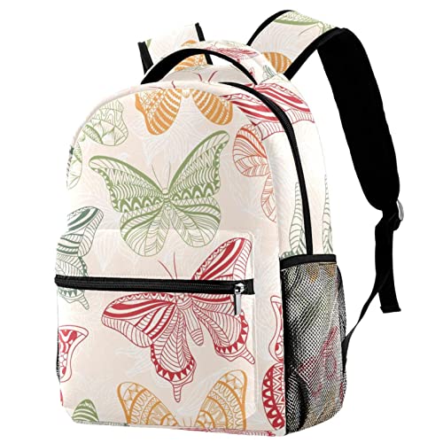 Sac à dos de voyage anti-encombrement Orange Tigre Vert taille Medium