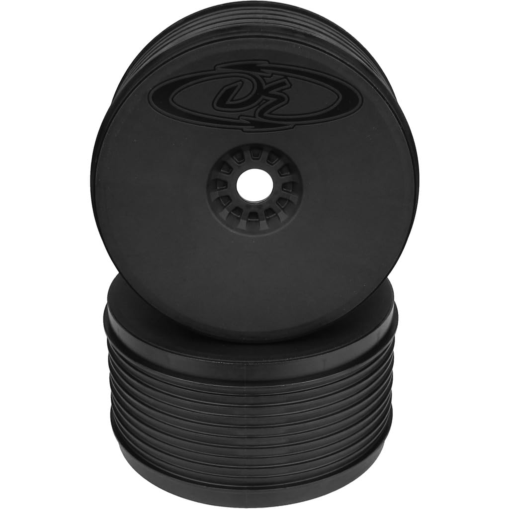 Speedline Plus Truggy Wheels- 1/8 Truggy/Black/4pcs PT48B