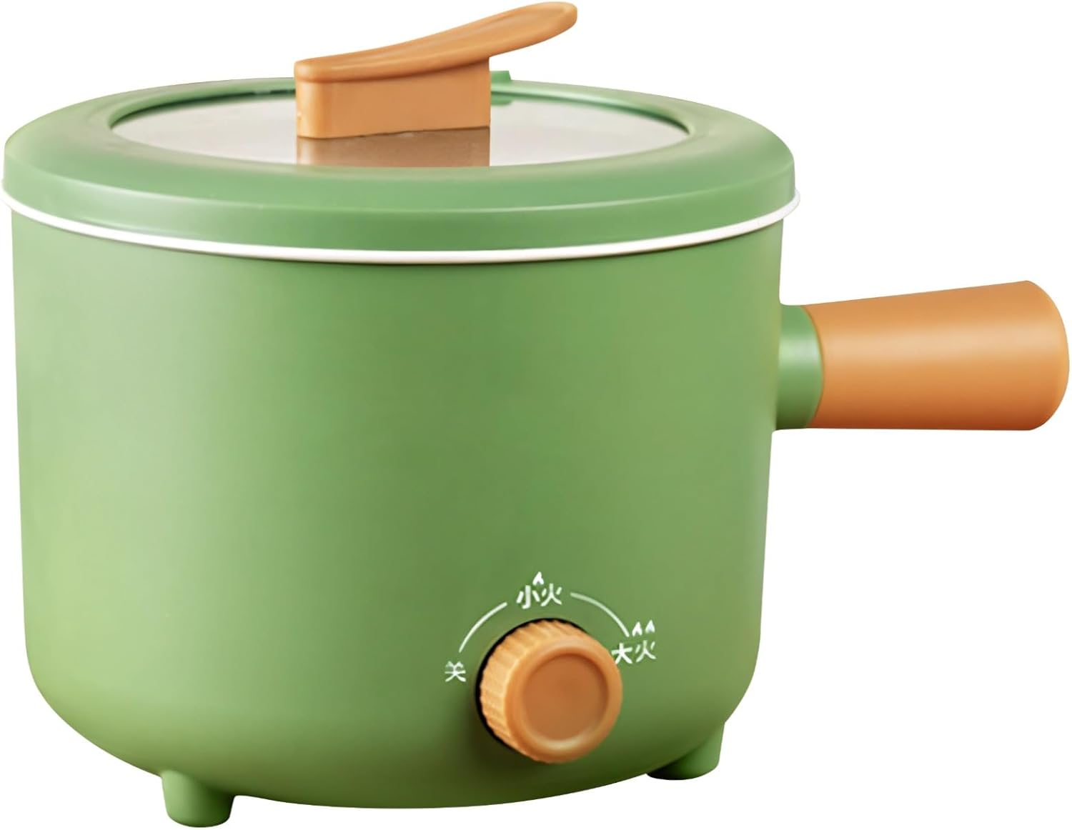 Olla Eléctrica 1.8L LUMINFLY, Cocina Noodles, Ajustable, Antiadherente