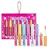 Expressions 7pc Fruity Flavored Lip Gloss Set - Lip Gloss in Assorted Fruity Flavors, Non Toxic Makeup for Kids & Teens