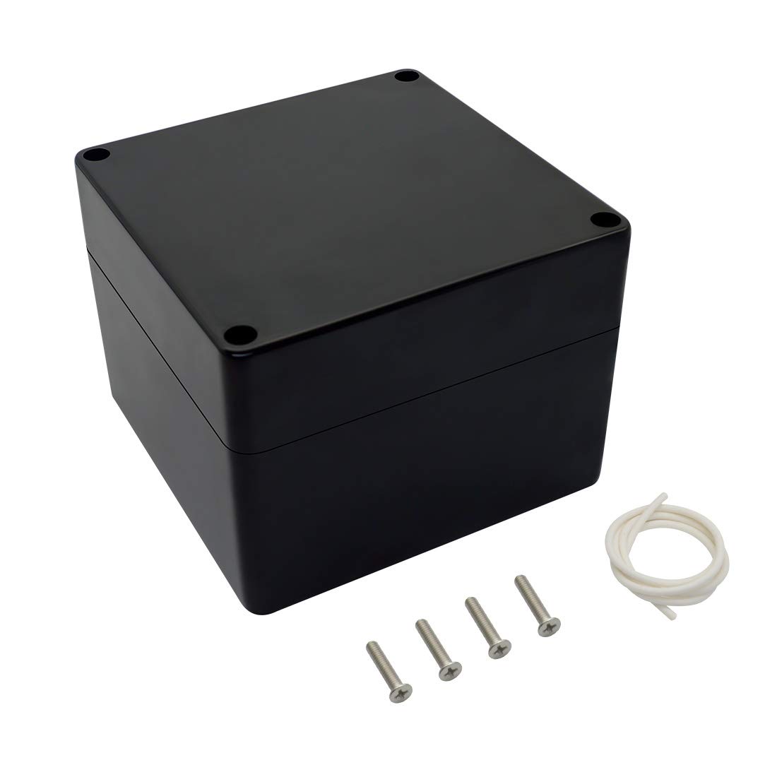 LeMotech Project Box ABS Plastic Junction Box IP65 Waterproof Electrical Boxes Universal Enclosure Black 6.2X 3.5X 2.4 inch (158x90x60mm)(Pack of 1) — Amazon image 15