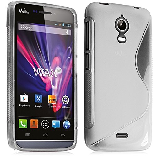 Seluxion - Housse Etui Coque S-Line Translucide pour Wiko Wax 4G + Film de Protection