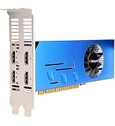 SRhonyra 4 Monitor Video Card GTX 750Ti Multi-Display 4GB GDDR5 Graphics Card Supports 4HDMI Outp...