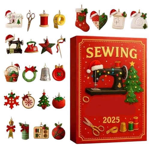 Calendario De Adviento, Accesorios De Acrílico 2D, 24 Días Para Navidad Con Colgantes, Para Adultos Salón Dormitorio Cocina Vacaciones Fiesta De Cumpleaños