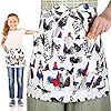 2 Pieces Chicken Egg Apron, Adult and Kid Size, 12 Deep Pockets Hen Duck Goose Eggs Holder Aprons Eggs Collecting Gathering Holding Apron for Farmhouse Kitchen Home Workwear
