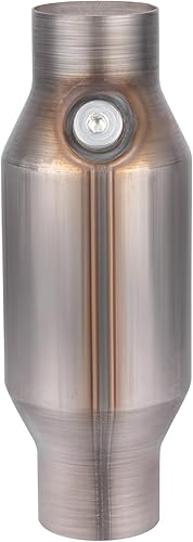 Convertidor catalítico de entradasalida universal de alto flujo frontal convertidor catalítico de ajuste directo con puerto O2 (compatible con EPA)