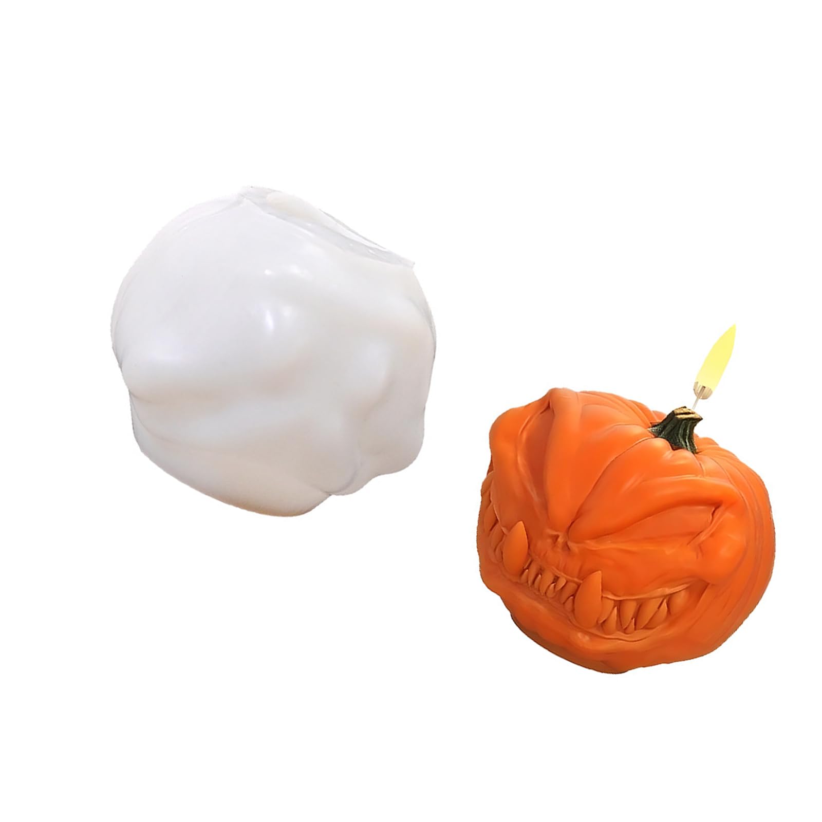 Osniyaw A Silicone Moulds, Plaster, Epoxy Resin, Halloween Candle Moulds, Ornament, Skull, Casting Mould, Halloween Candle