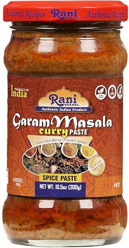 Rani Garam Masala Curry Spice Paste 10.5oz (300g) Glass Jar ...