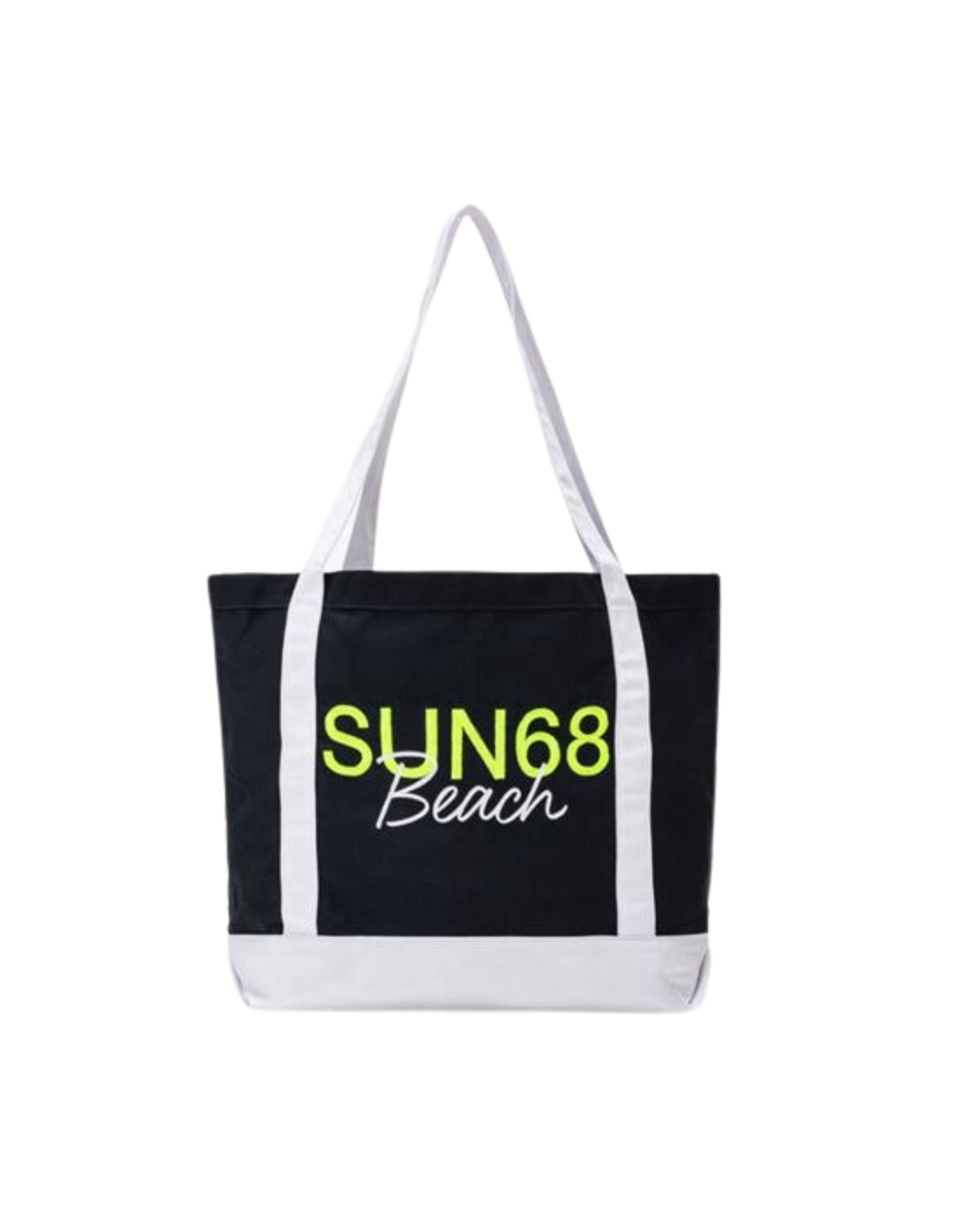 SUN68 Borsa Unisex X32134 Blu scuro tote bag cabardine UNI