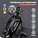 RIKSION Rowing Machine Magnetic Foldable, Fitness Exerciser Indoor Equipment for Home Gym Use, Cardio Training Machine,350LB Capacity with LCD Monitor