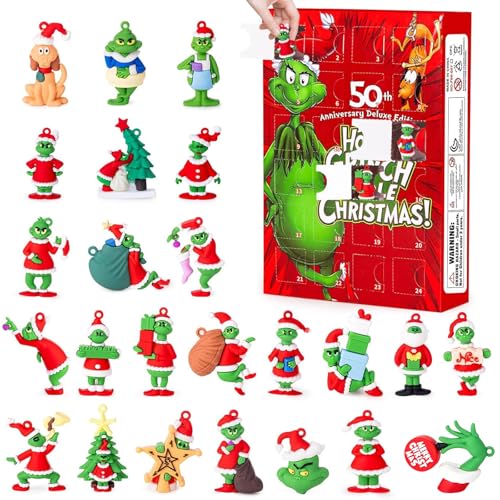 Christmas Advent Calendar 2025,Christmas Countdown Calendar,with 24 Collectible Advent Calendar for Kids Toddler Adult Teens Boy Girls,Xmas Vacation Gifts Idea