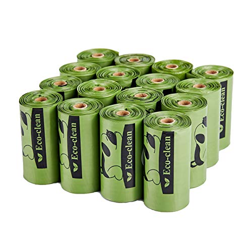 ECO-CLEAN-Poop-Bags-Biodegradable-16-Rolls240-Bags-Dog-Waste-Bags-Unscented-Leak-Proof-Easy-Tear-Off