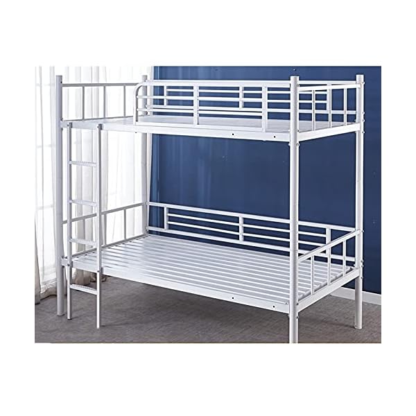 WYFDC Bed Frame Iron Bed Thicker Height Bed Child Bunk Bed Iron Frame Bed Can Be Split - Image 3