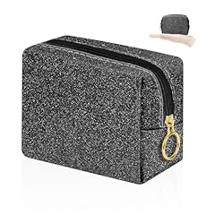 PU Leather, Glitter Black