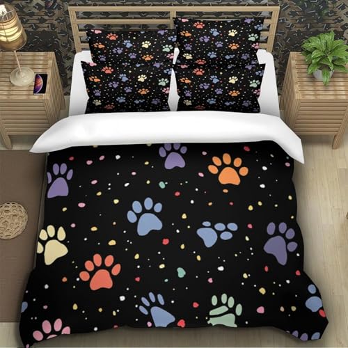 Housse de couette lézard hypoallergénique avec fermeture éclair résistante en microfibre