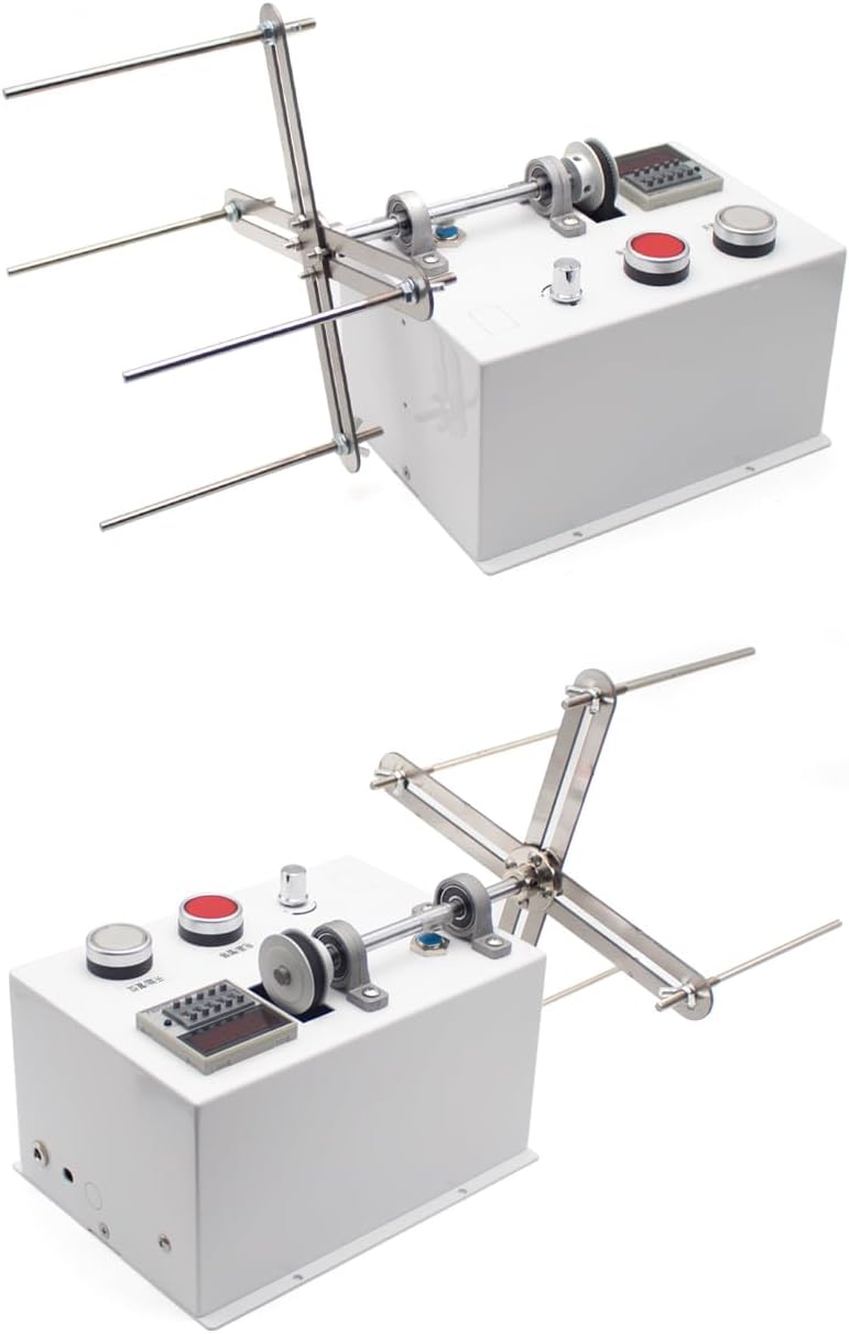 Automatic Counting Electric Tassel Winding Machine Full Metal Wire Winder with Adjustable Speed & Loop Counter