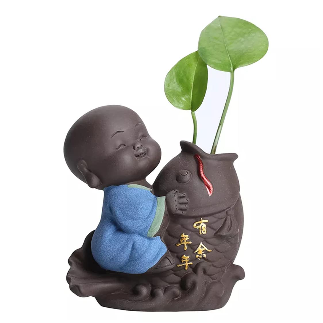 Pots de plantes en céramique durables avec ornements pour animaux et jardin