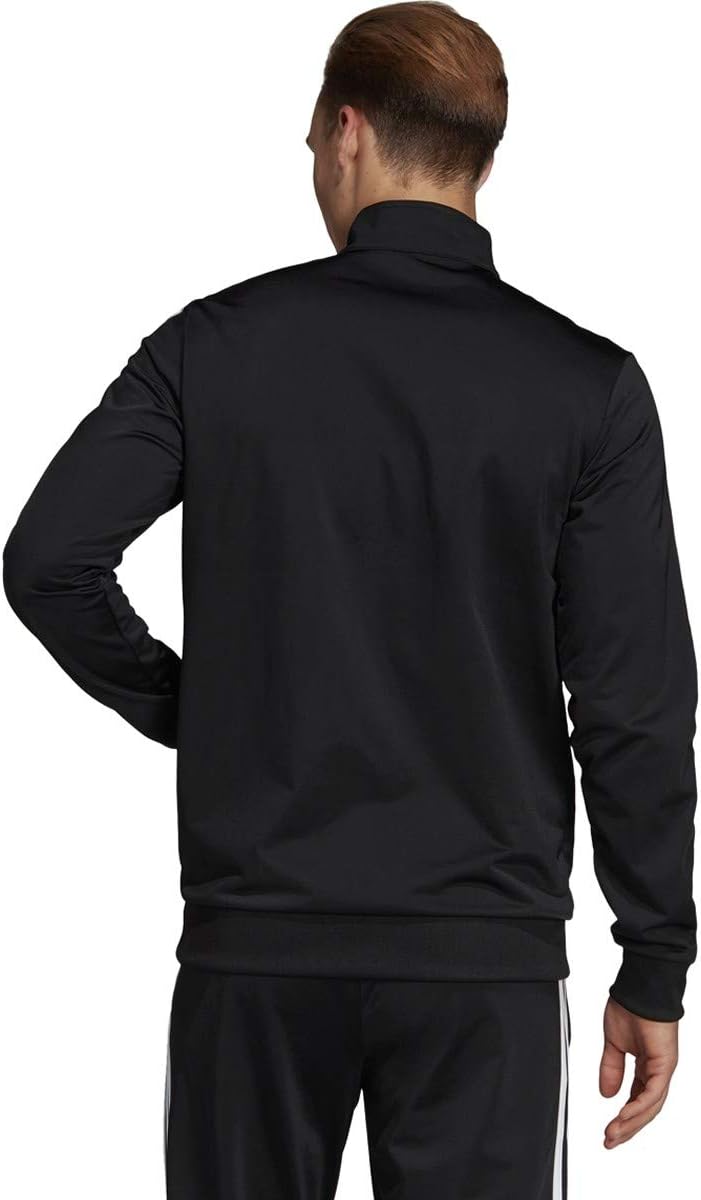 adidas Men's Essentials 3-stripes Tricot Track Jacket 4X-Large Black/White