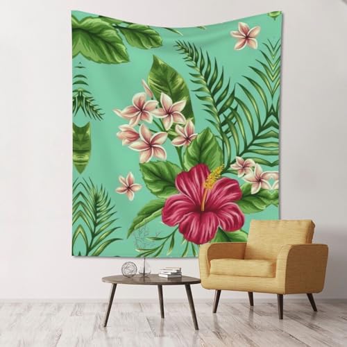 Tapisserie hawaïenne SHuWeiD décoration murale légère pour chambre