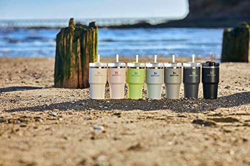 Stanley Copo Quencher H2.0 FlowState de aço inoxidável isolado a vácuo com tampa e canudo para água,