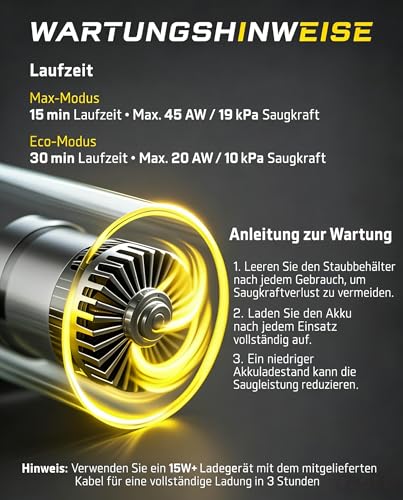 Fanttik Slim V10 APEX Kabelloser 4-in-1 Auto & Tragbarer Mini-Handstaubsauger, 19 kPa Saugkraft, Smarter Digitalanzeige, 2 Saugmodi für kleine Reinigungsarbeiten, Auto, Bürotisch, Tastaturen (Schwarz) 5