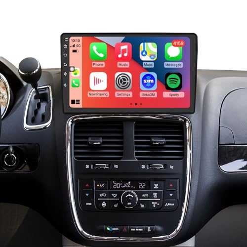 Radio con pantalla táctil QLED 8 Core para Dodge Grand Caravan y Chrysler miniatura 1