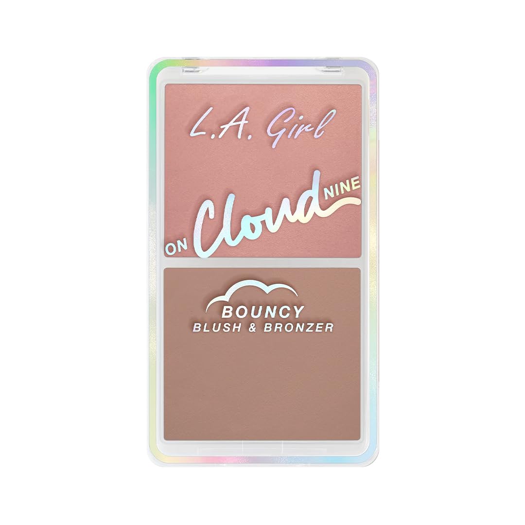 L.A. Girl On Cloud Nine Bouncy Blush Bronzer, Misty Mauve GBL500
