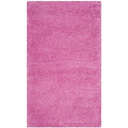 Image of Shanno Carpet Hand Woven Fluffy Shag Carpet Living Room Bedroom Hall with 2 Inch Pile Height Size(3x5 Feet Color)
