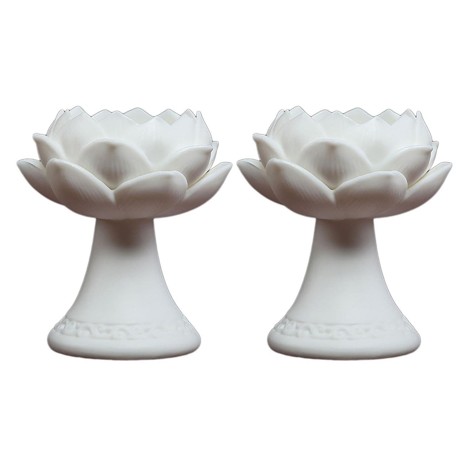 Yofab Candelabro Una coppia di portacandele for TeaLight Arredamento per la casa(B,L)