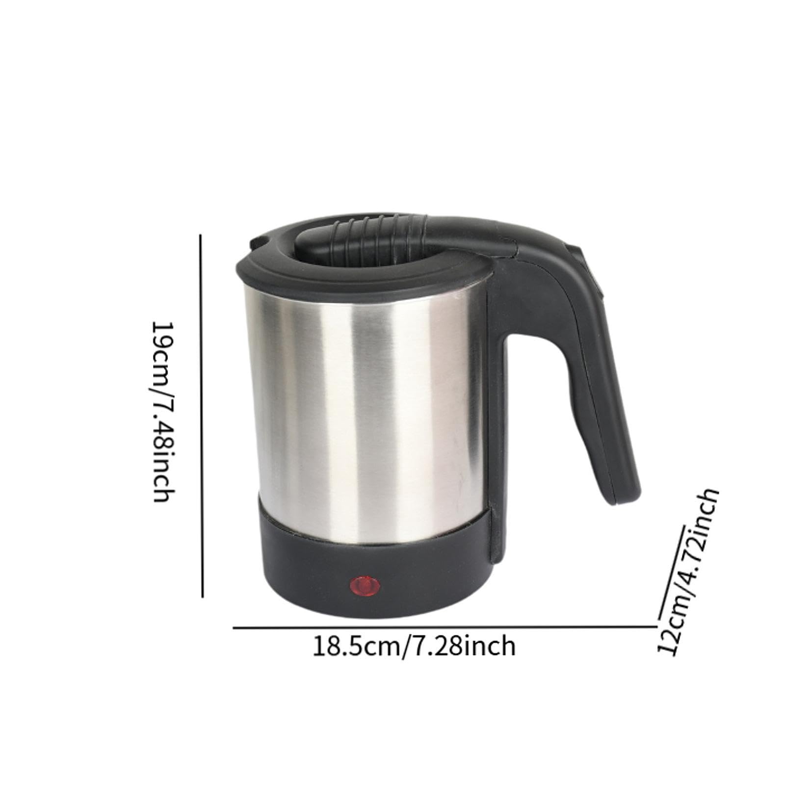 Hervidor de Agua de Ebullición Rápida para El Coche, Jarra de Agua Caliente de 1000 Ml para Café Y Té en Viajes de Negocios, 12 V 150 W, Individual