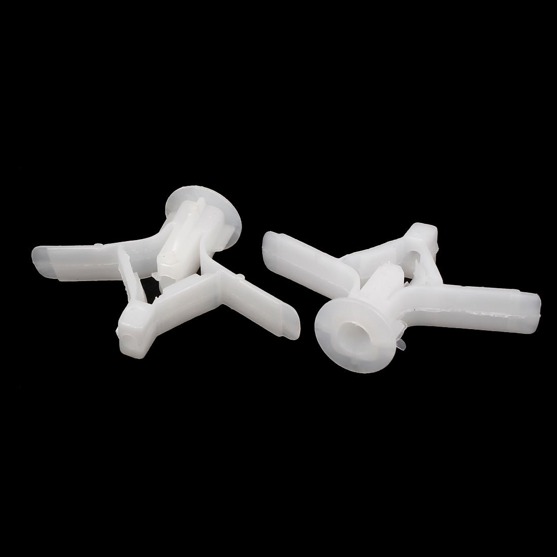 Aexit Airplane Gypsum Screws & Bolts Board Curtain Wall Hollow Plastic Expansion Pipe Anchors 8mm Expansion Bolts OD 20pcs