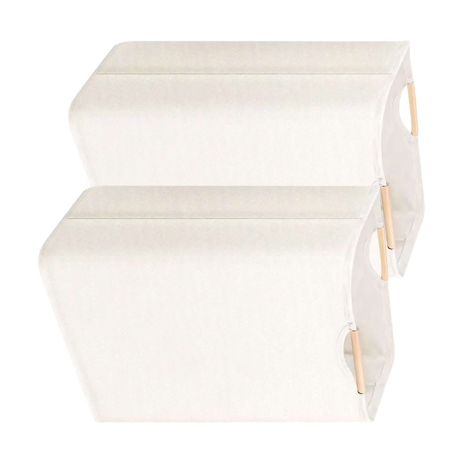 Xinsheinelry Cotton Linen Clothes Storage Basket for Family Needs Built with Sturdy Handles and Neat Appearance Thin Laundry Hamper