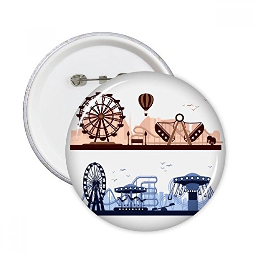 Badge bouton parc d'attractions pins rond pour personnaliser sac