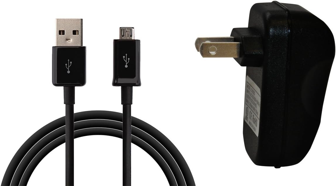 CrazyOnDigital Home Wall Charger for Google Nexus 7, Kindle Fire, Kindle Fire HD 7" 8.9"(Black)